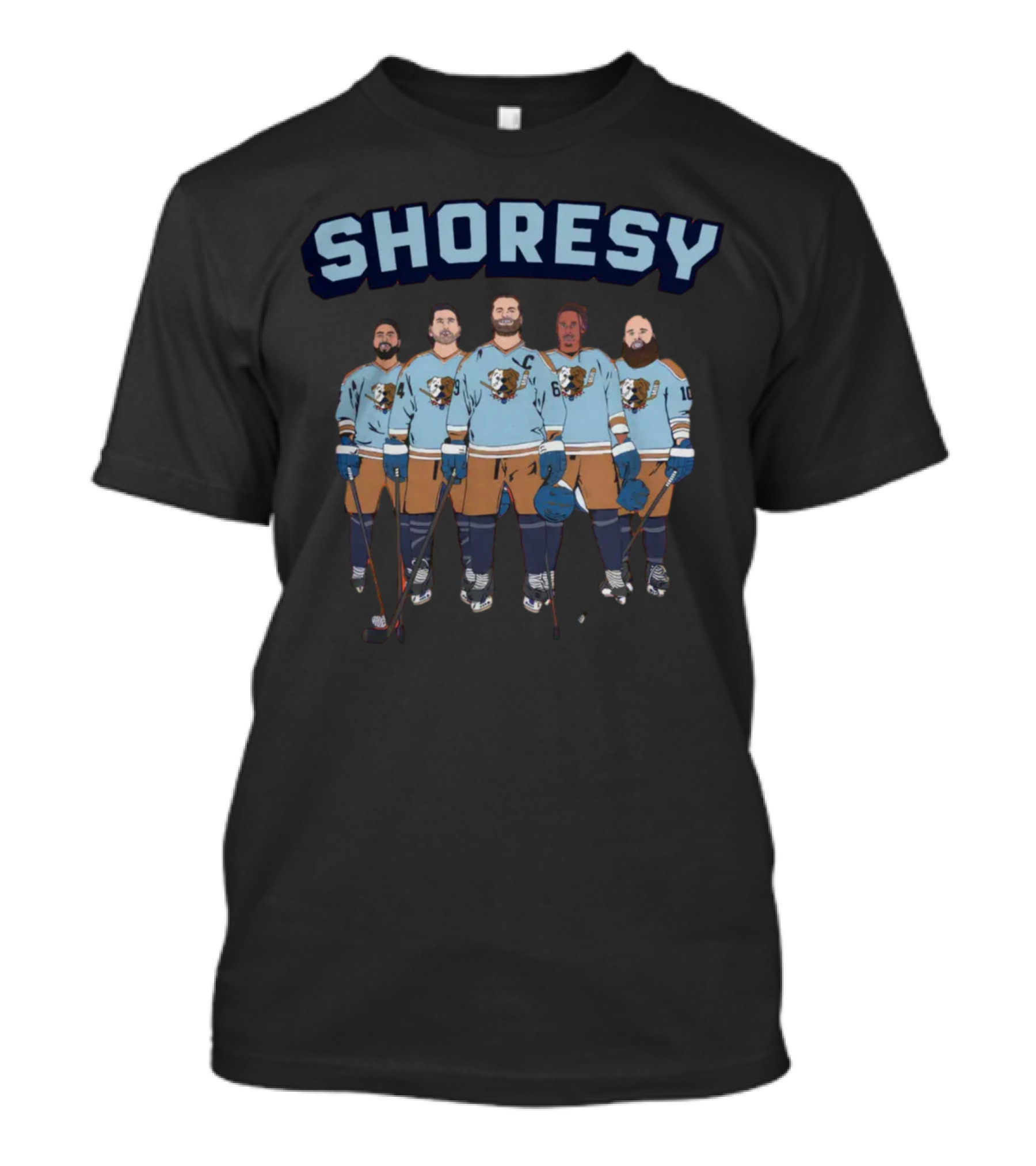 Shoresy Letterkenny Merch Team Cobalt Hockey Players T-Shirt