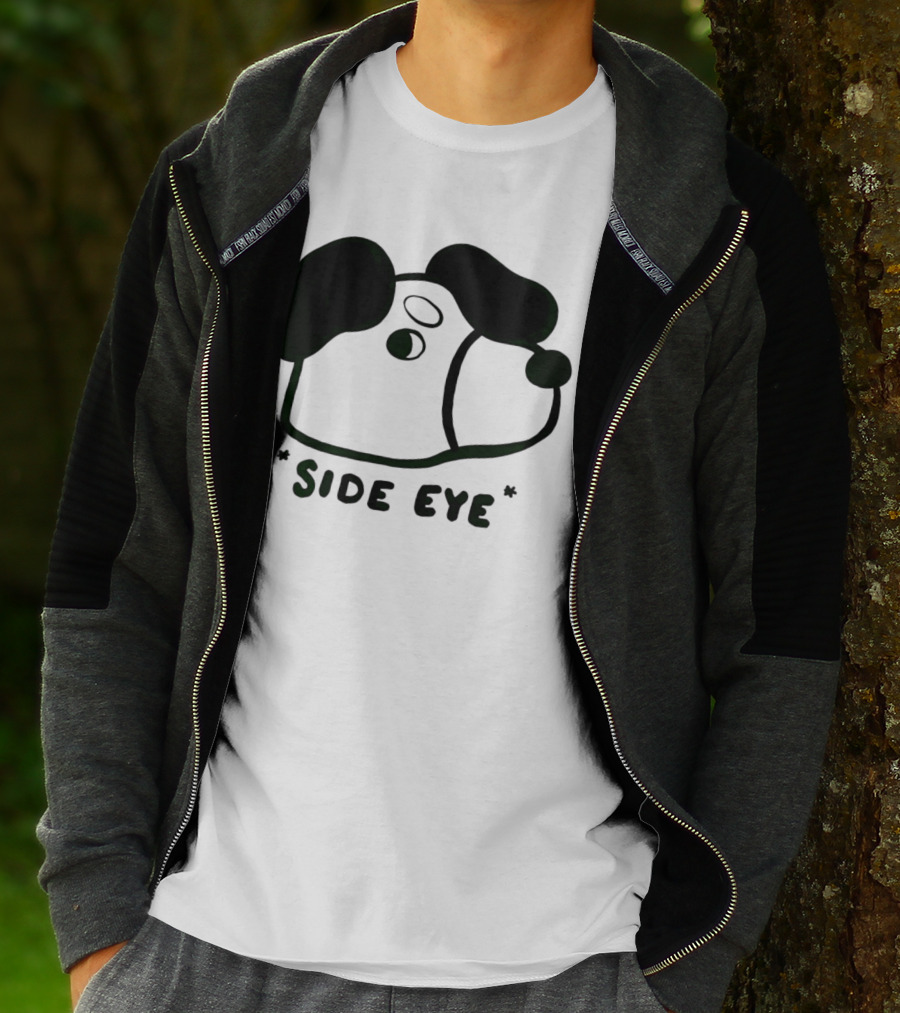 Chocolett Dog With Side Eye Expression T-Shirt