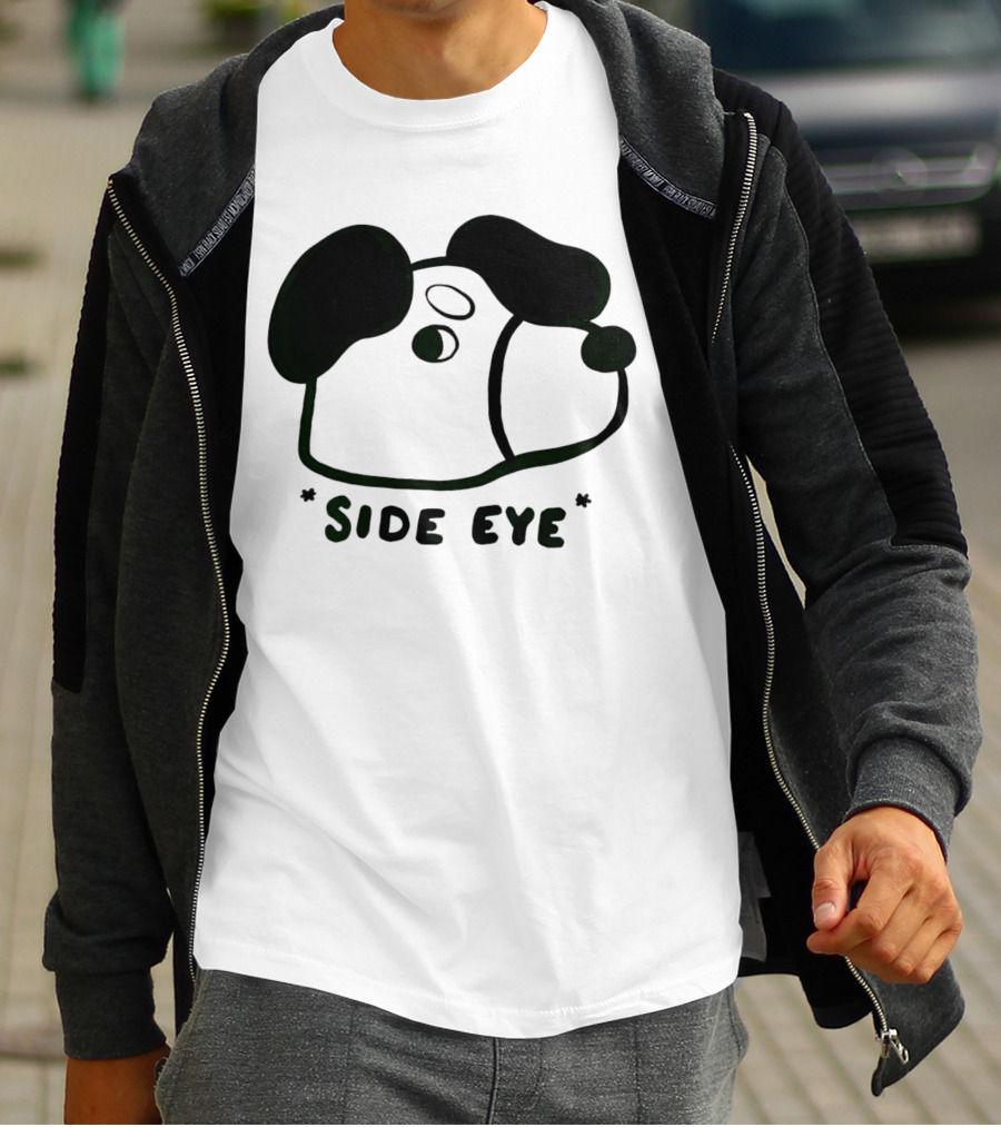 Chocolett Dog With Side Eye Expression T-Shirt
