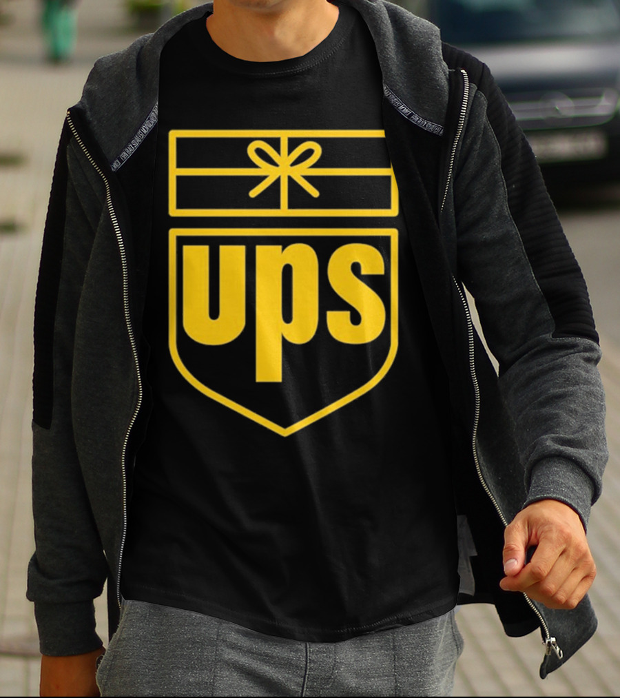Fat Kid Deals UPS Logo Parody United Parcel Service T-Shirt
