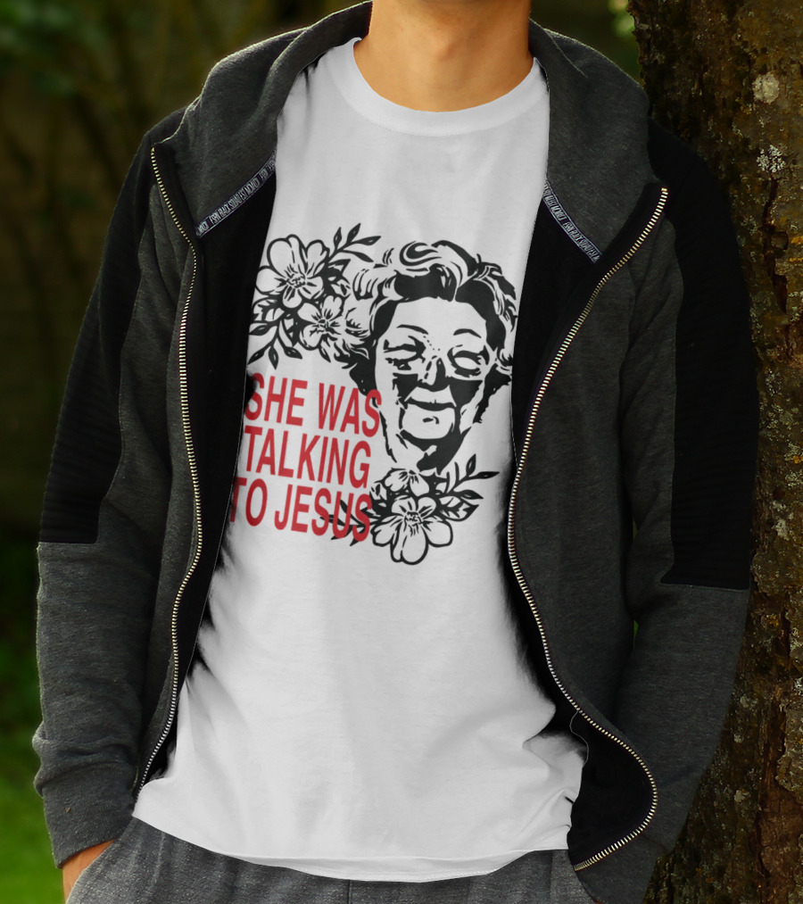 She Was Talking To Jesus Brandon Lake Merch T-Shirt