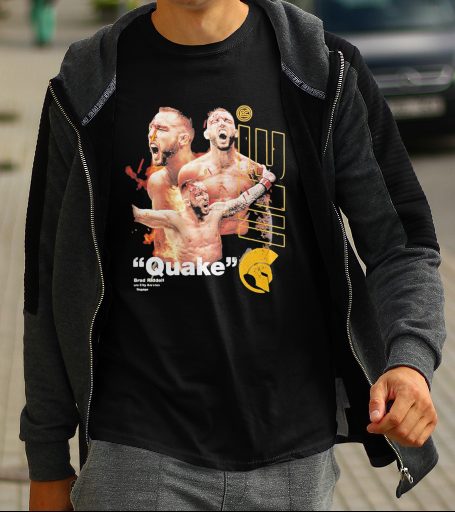 Brad Riddell Quake One City Kickboxing Image T-Shirt