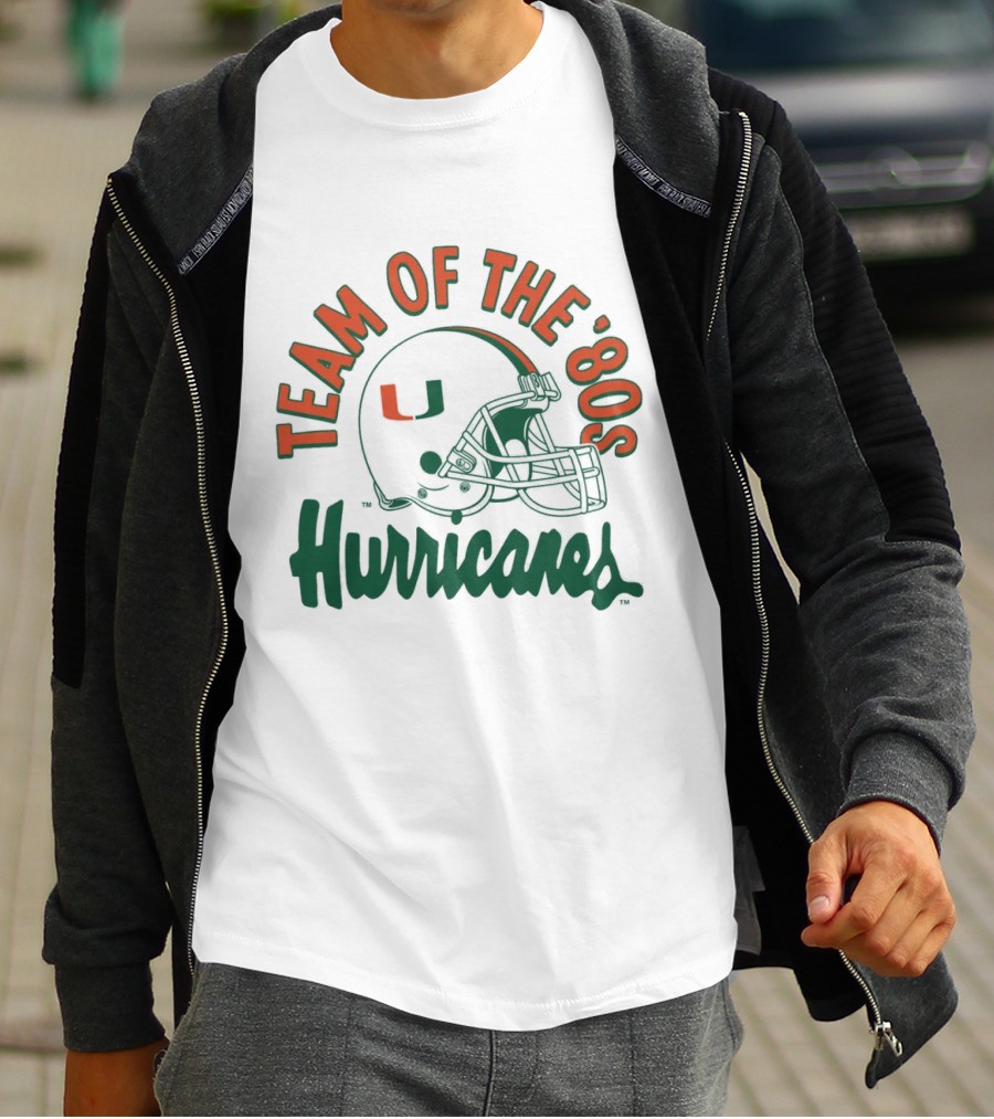 Team Of The ‘80S Hurricanes Miami Football T-Shirt