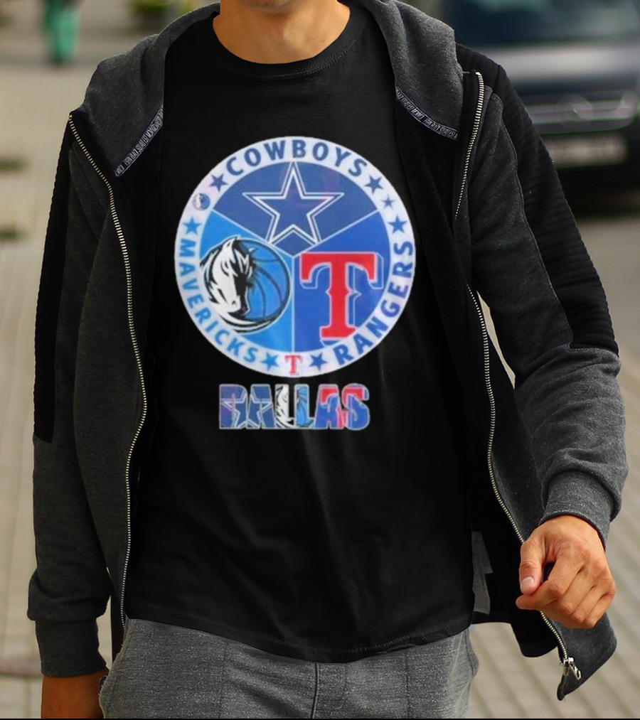 Dallas Cowboys Mavericks Rangers T-Shirt