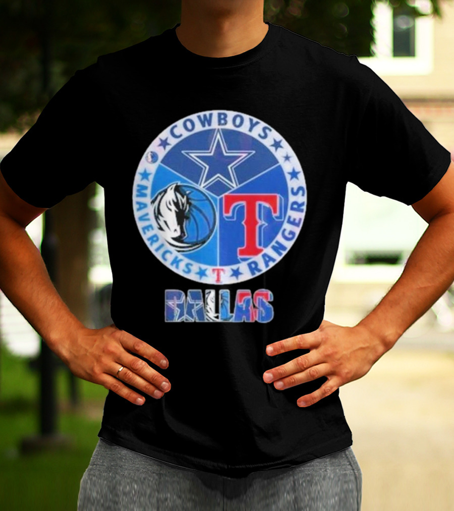 Dallas Cowboys Mavericks Rangers T-Shirt