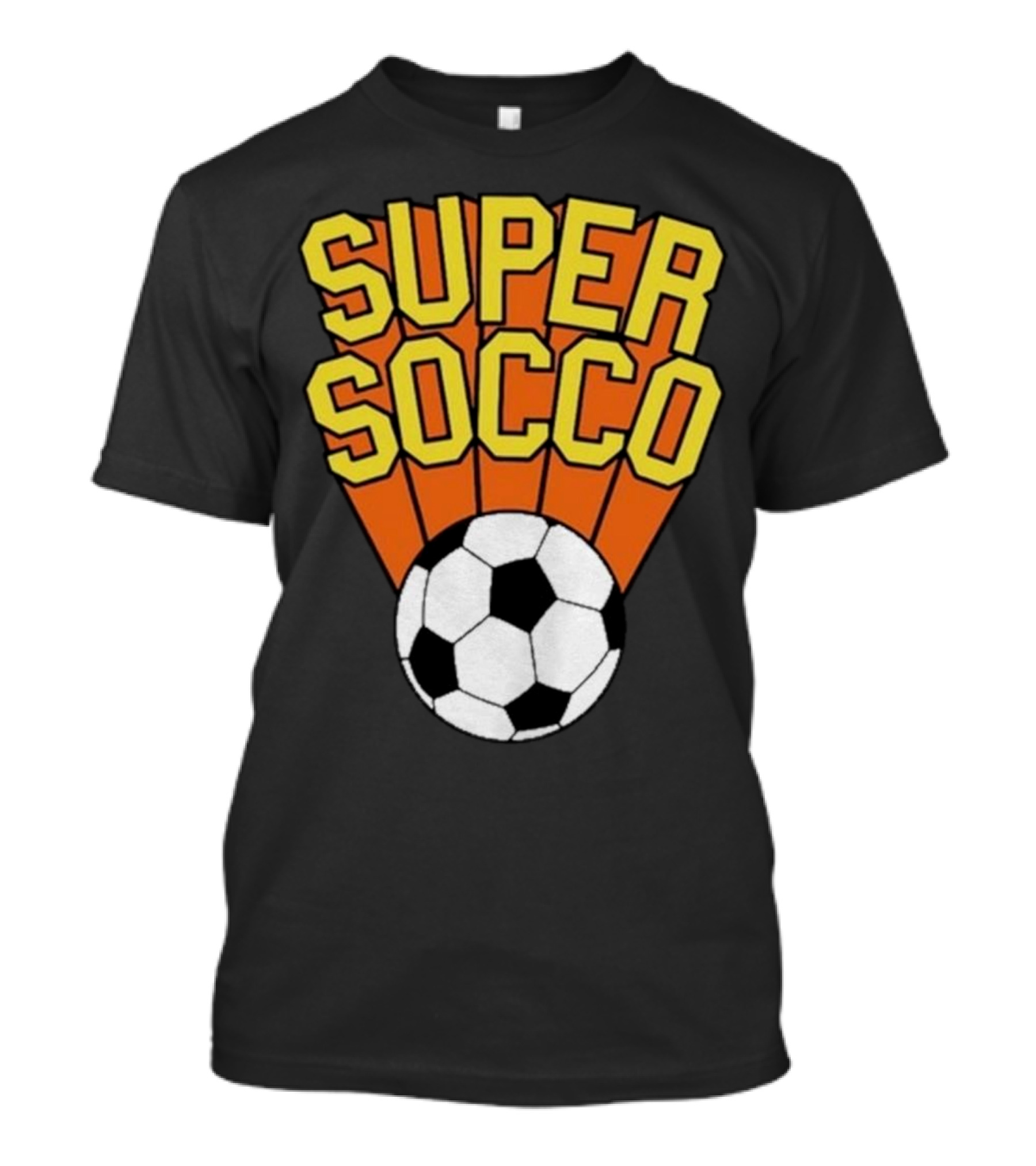 Super Socco Soccer Ball Burst T-Shirt