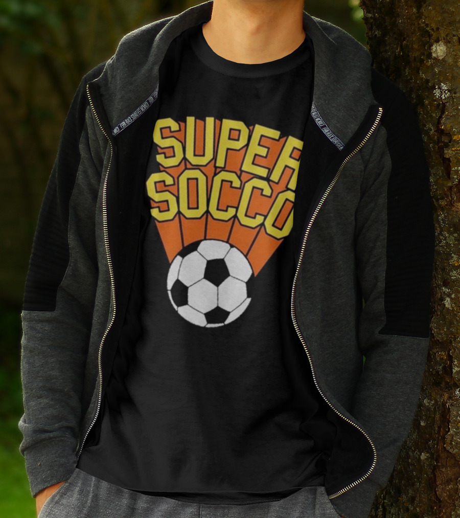 Super Socco Soccer Ball Burst T-Shirt