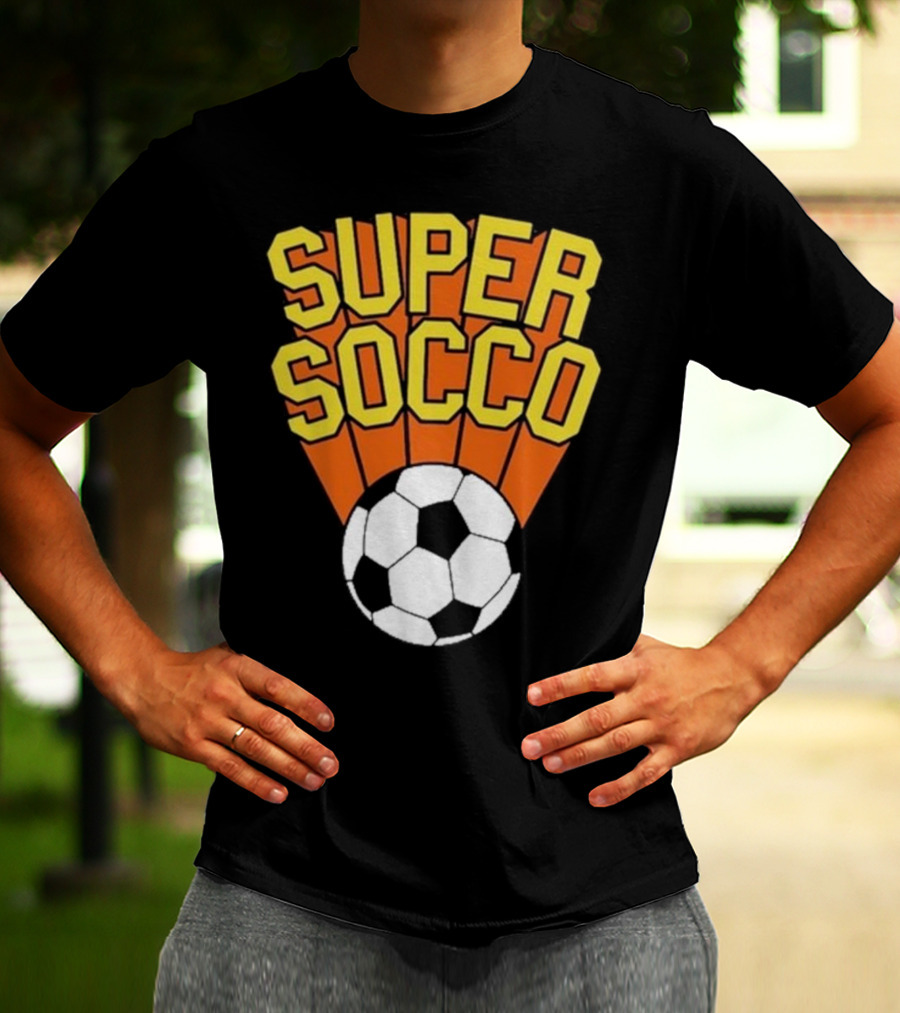 Super Socco Soccer Ball Burst T-Shirt