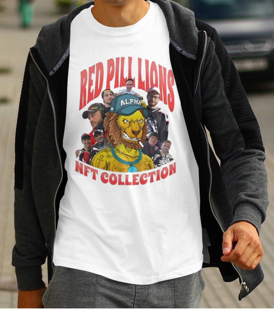 Red Pill Lions NFT Collection Alpha T-Shirt
