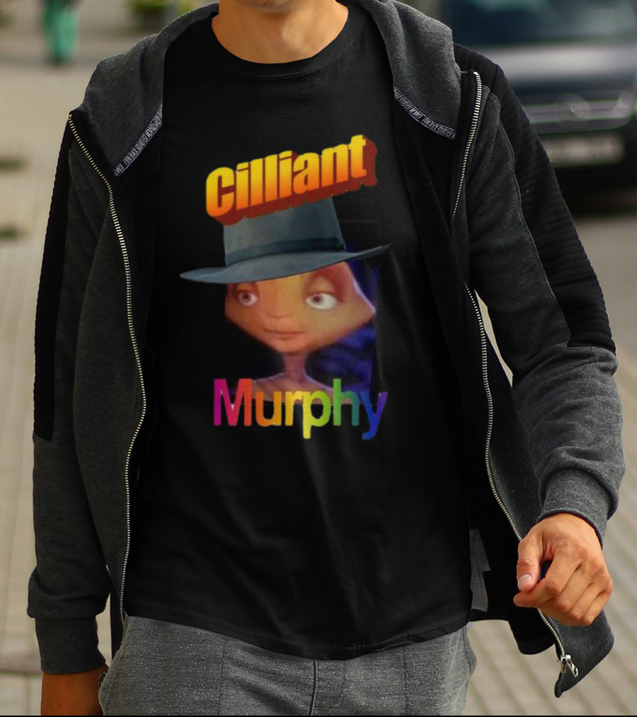 Cilliant Murphy Hat Meme Face T-Shirt