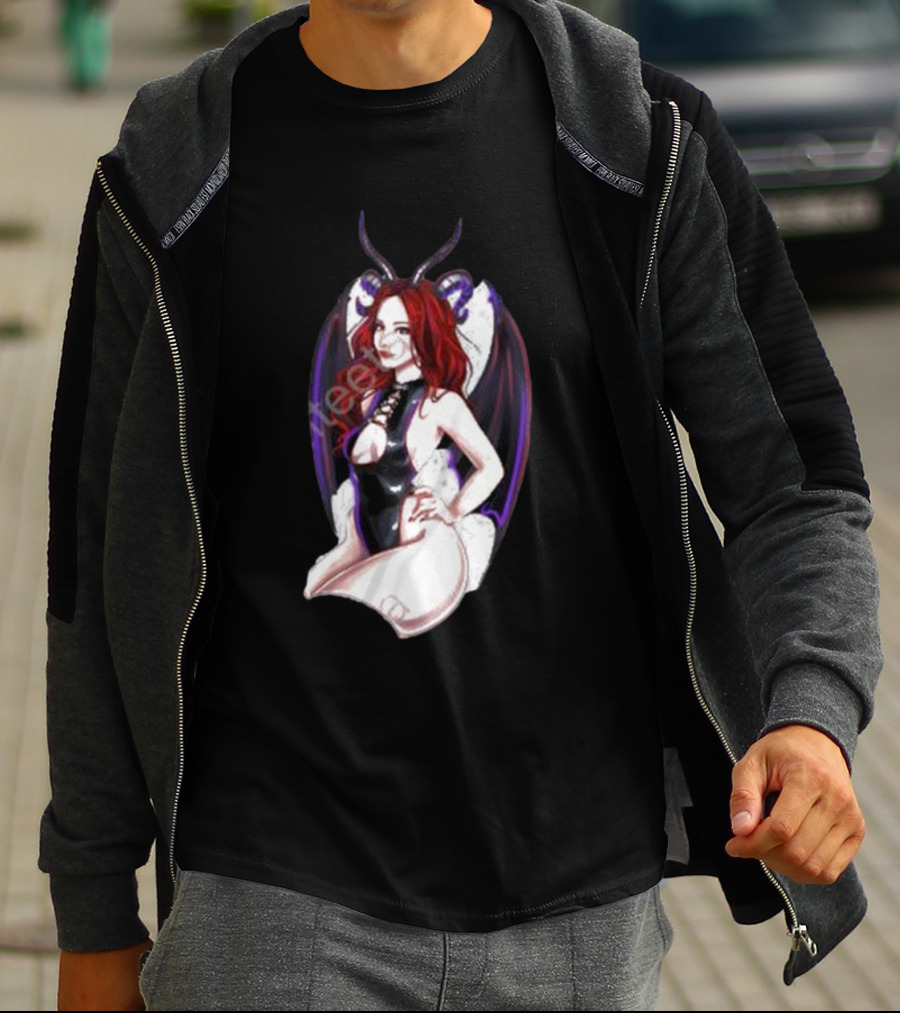 MadameDiablo Diablo Madame Demon Wings Femme Fatale T-Shirt