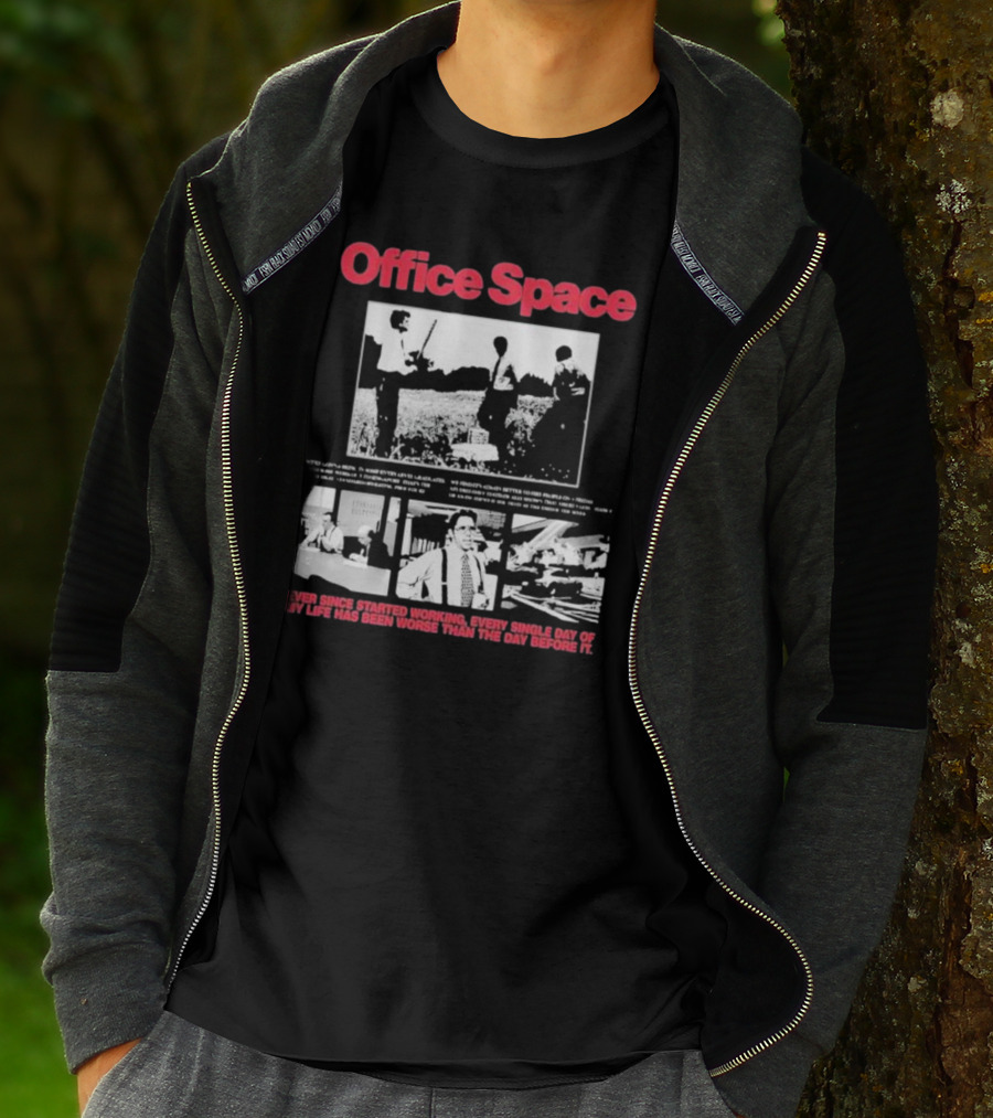 Office Space Movie Bootleg Quote And Scene Montage T-Shirt