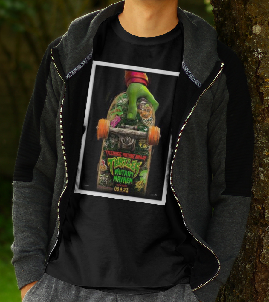 Teenage Mutant Ninja Turtles Mutant Mayhem Skateboard Movie 08.4.23 T-Shirt