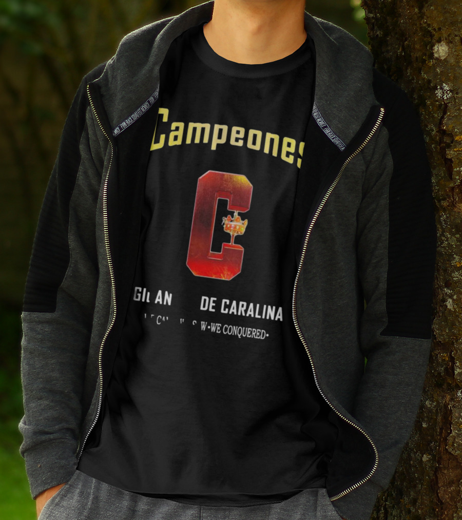 Campeones Gigantes De Caralina Crowned Victory T-Shirt
