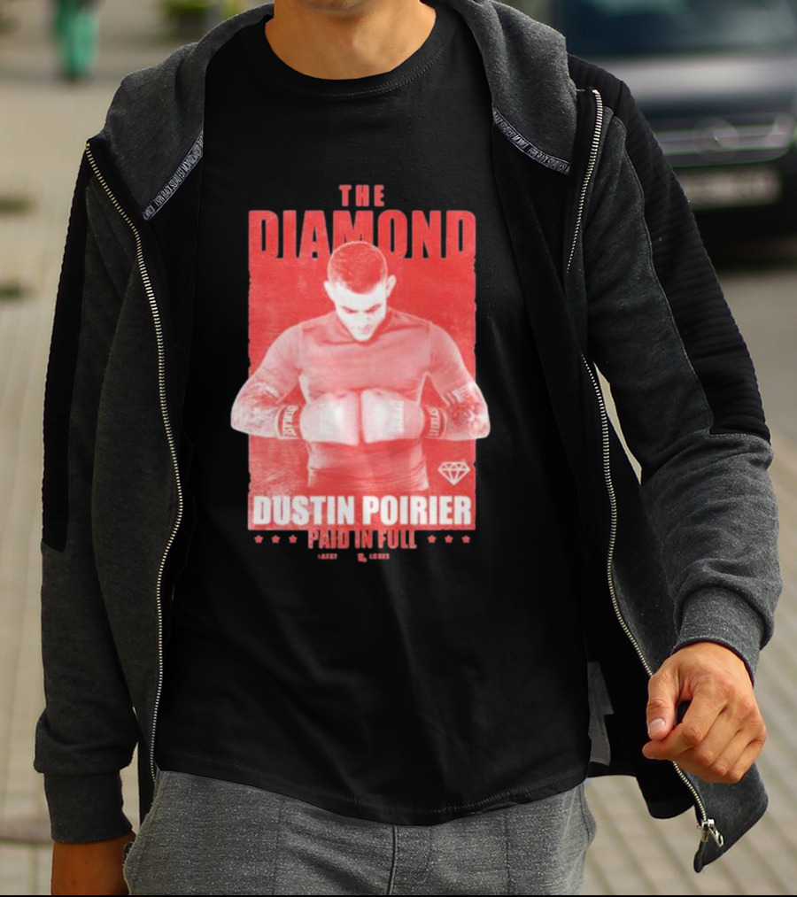 The Diamond Dustin Poirier Paid In Full Diamond Boxing T-Shirt