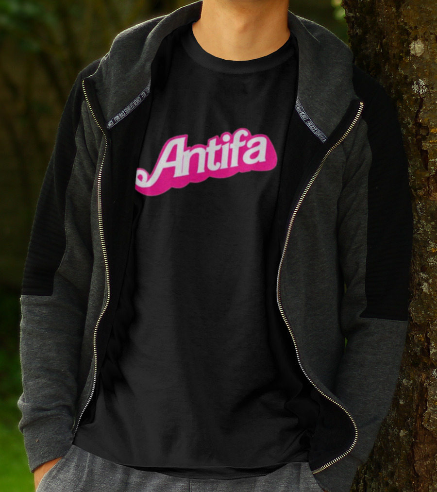 Walter Masterson Barbie Antifa Pink T-Shirt