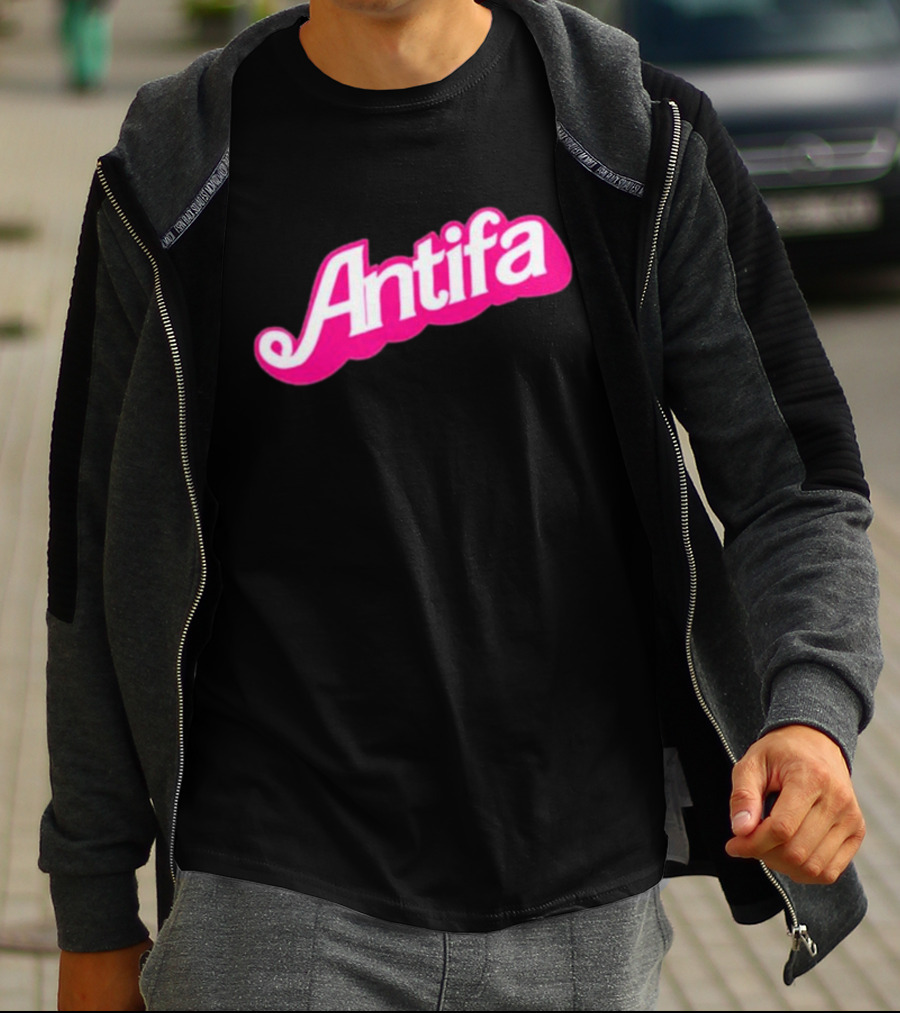 Walter Masterson Barbie Antifa Pink T-Shirt