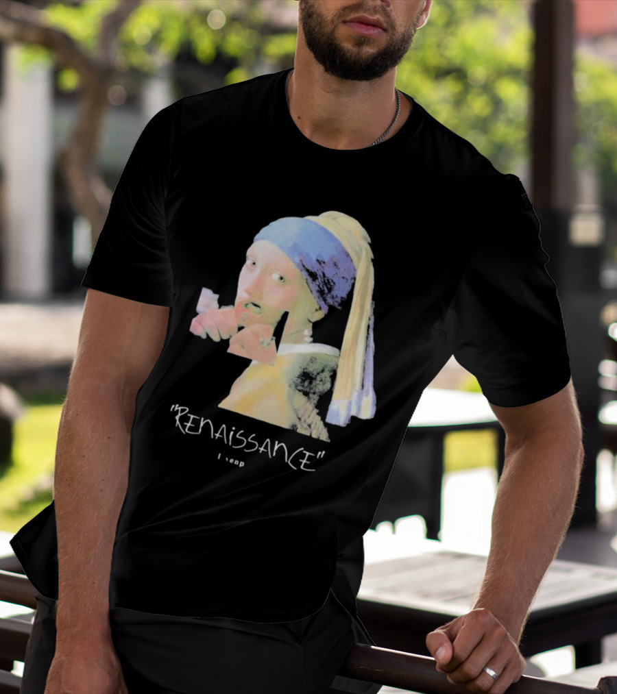 Renaissance Girl With A Pearl Earring Eleven Paris Men's T-Shirt