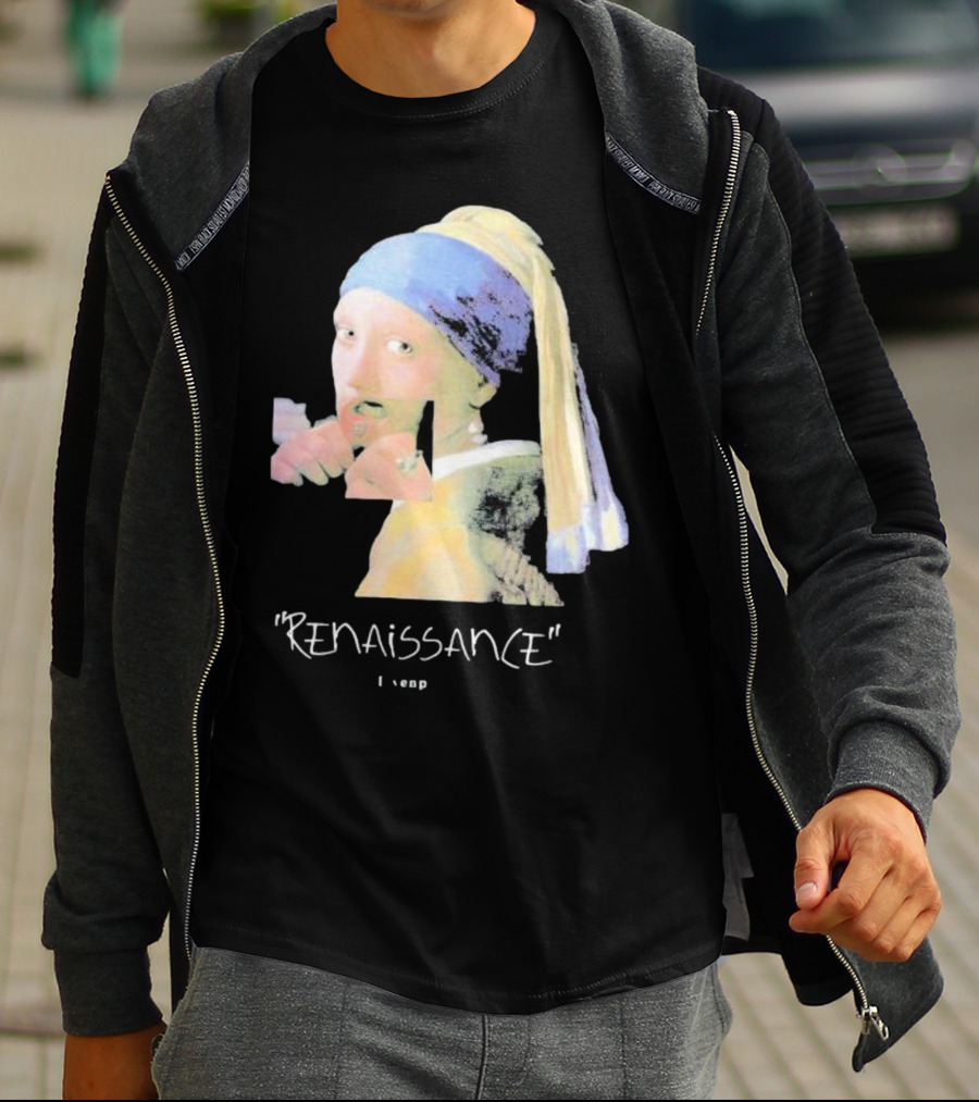 Renaissance Girl With A Pearl Earring Eleven Paris Men's T-Shirt