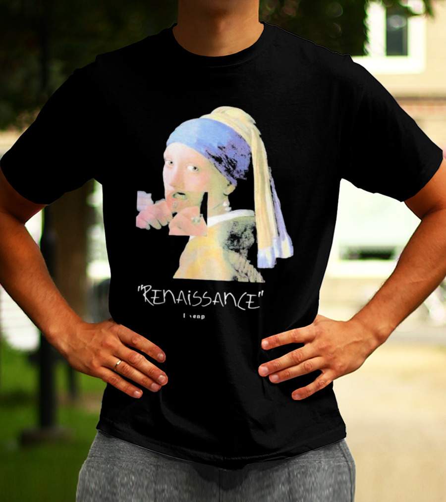 Renaissance Girl With A Pearl Earring Eleven Paris Men's T-Shirt