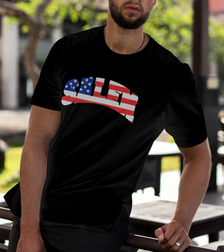 American Flag Salem T-Shirt