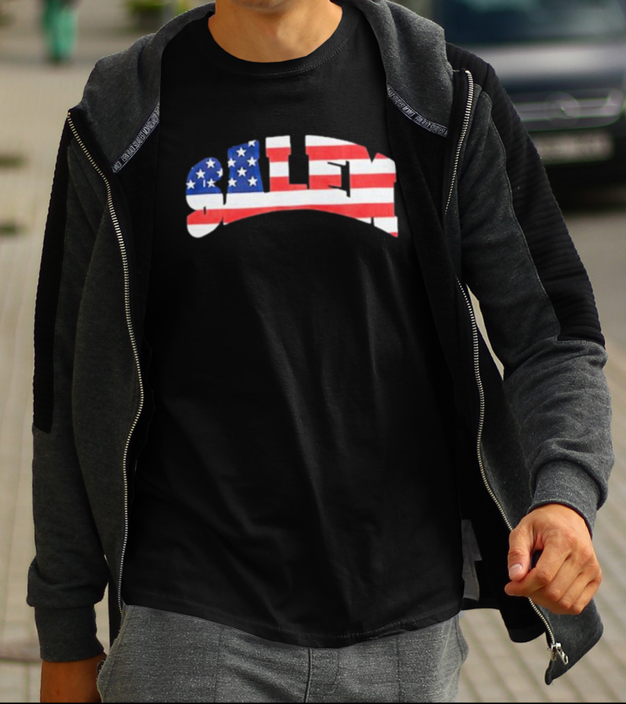 American Flag Salem T-Shirt