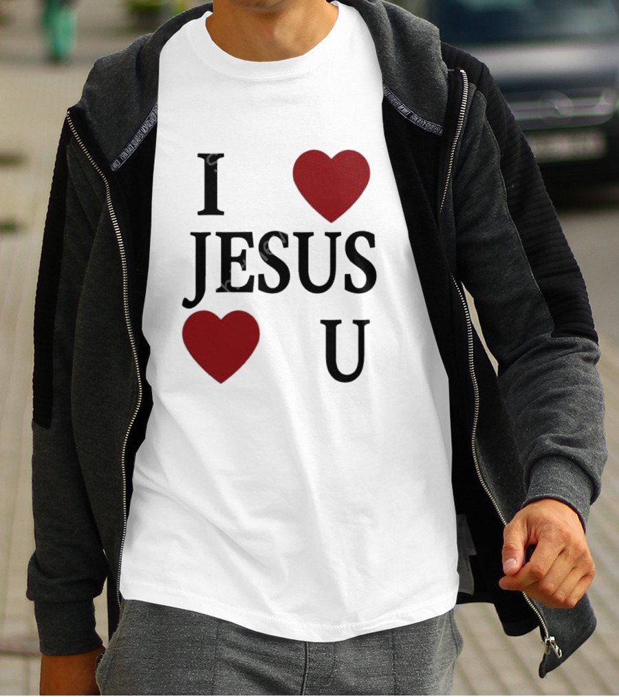 I Love Hearts Jesus Love Heart U T-Shirt