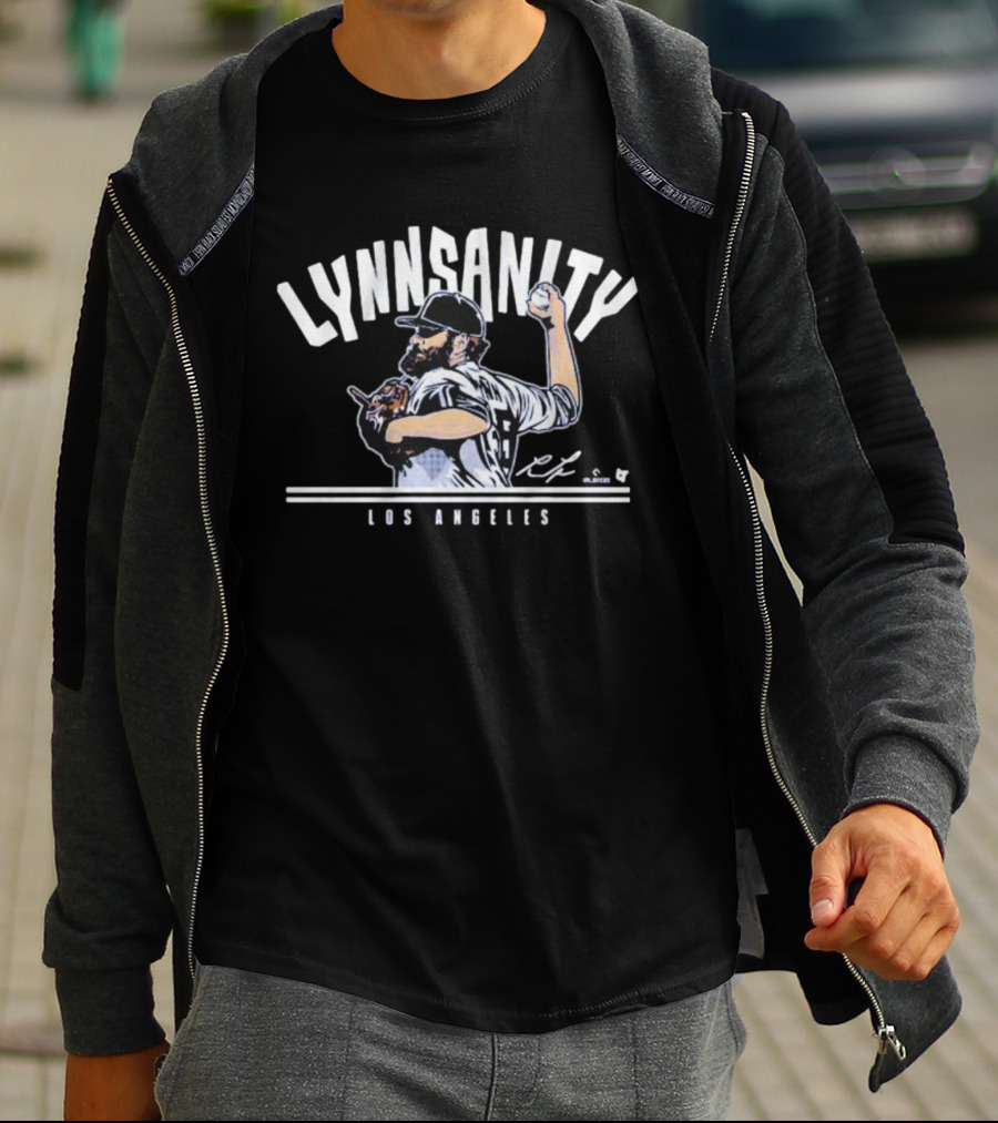 Lynnsanity Los Angeles Lance Lynn Baseball T-Shirt