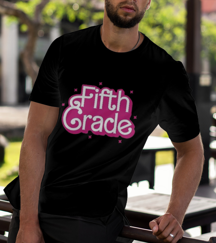Girl Barbie Fifth Grade Teacher Barbi School T-Shirt