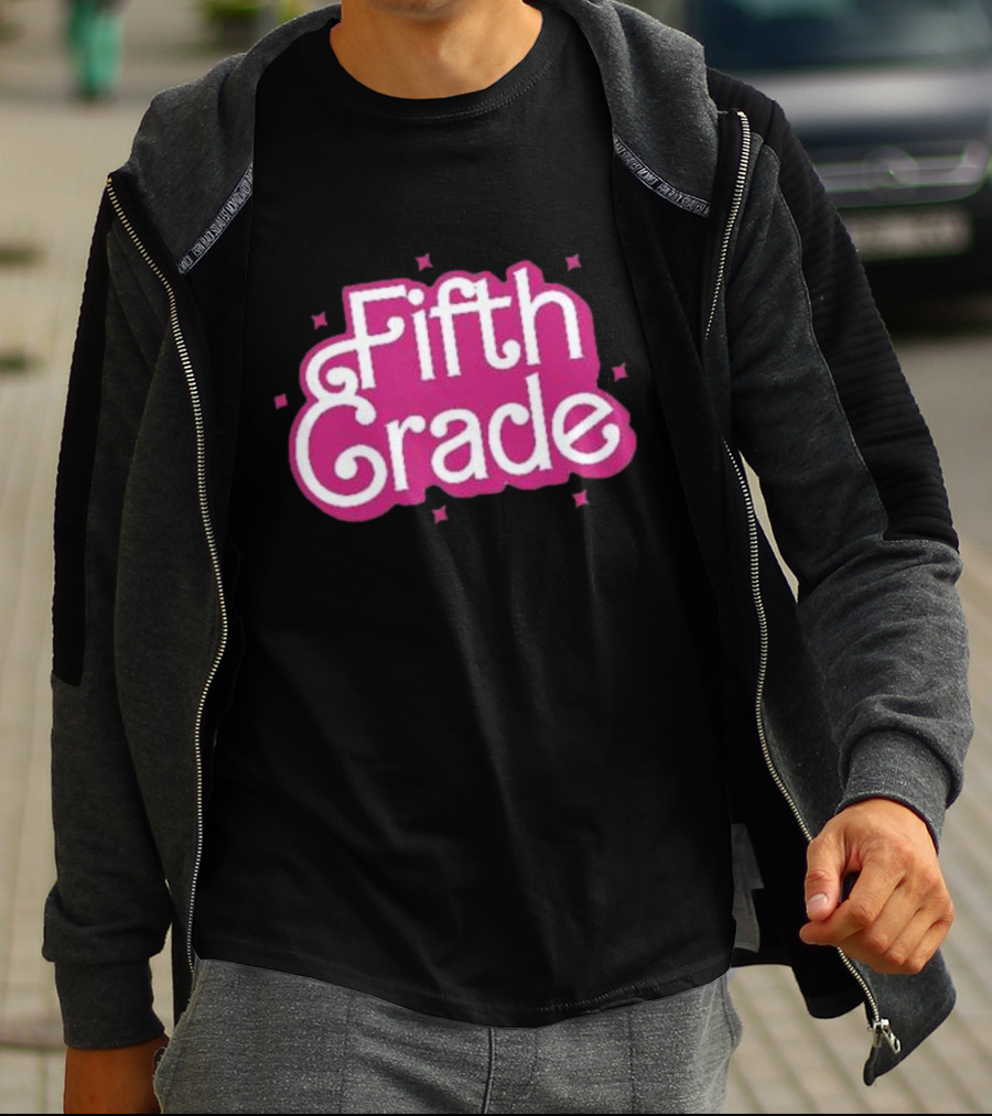 Girl Barbie Fifth Grade Teacher Barbi School T-Shirt