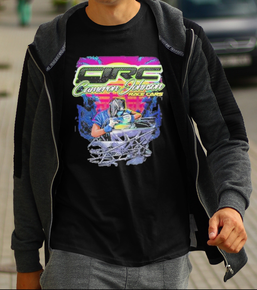 CJRC Cameron Johnson Race Cars Vibrant Welding T-Shirt