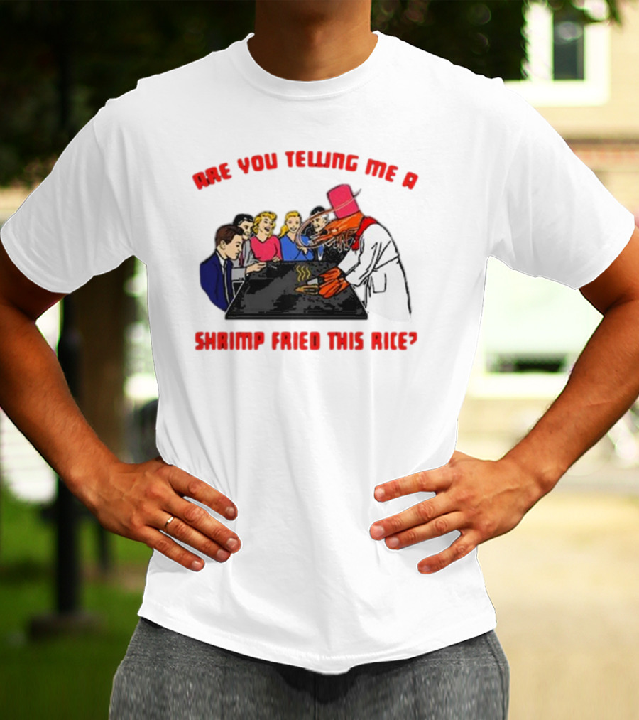 ARE YOU TELLING ME A SHRIMP FRIED THIS RICE? T-Shirt