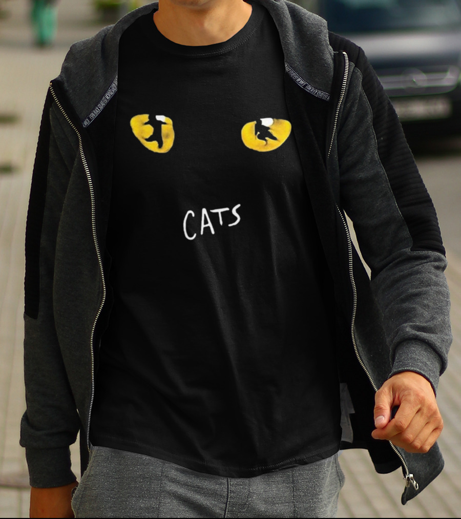 Jesse Tyler Ferguson Eyes Cats Musical T-Shirt