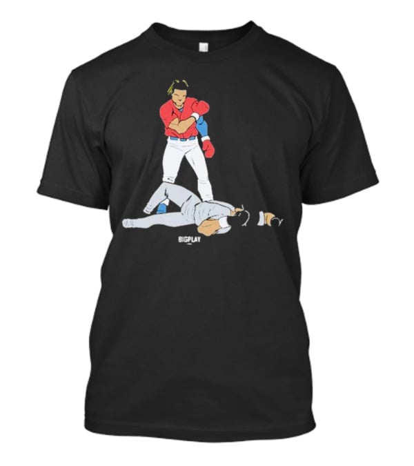 Bigplay Down Goes KO Boxer Knockout Moment T-Shirt