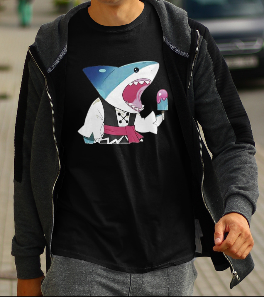 Shroomie Sorbet Shark Cookie Ice Cream Treat T-Shirt