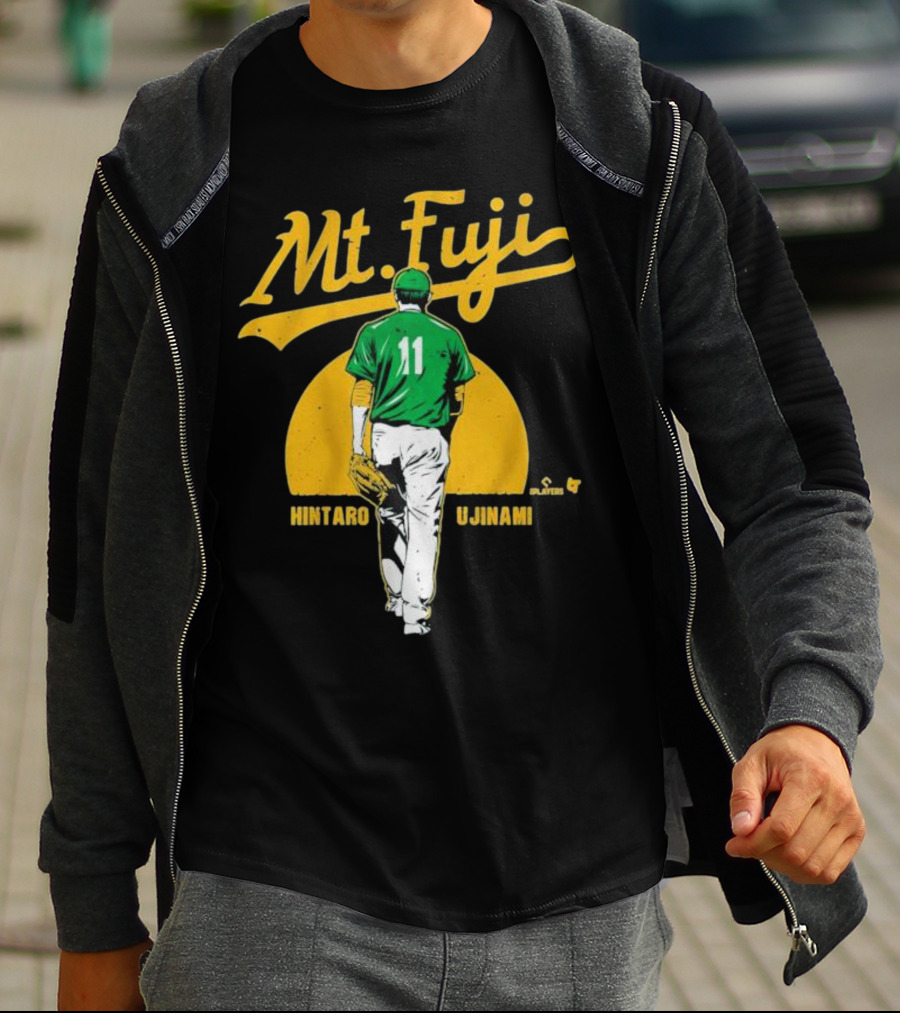 Mt. Fuji HINTARO FUJINAMI 11 Oakland Baseball Players T-Shirt