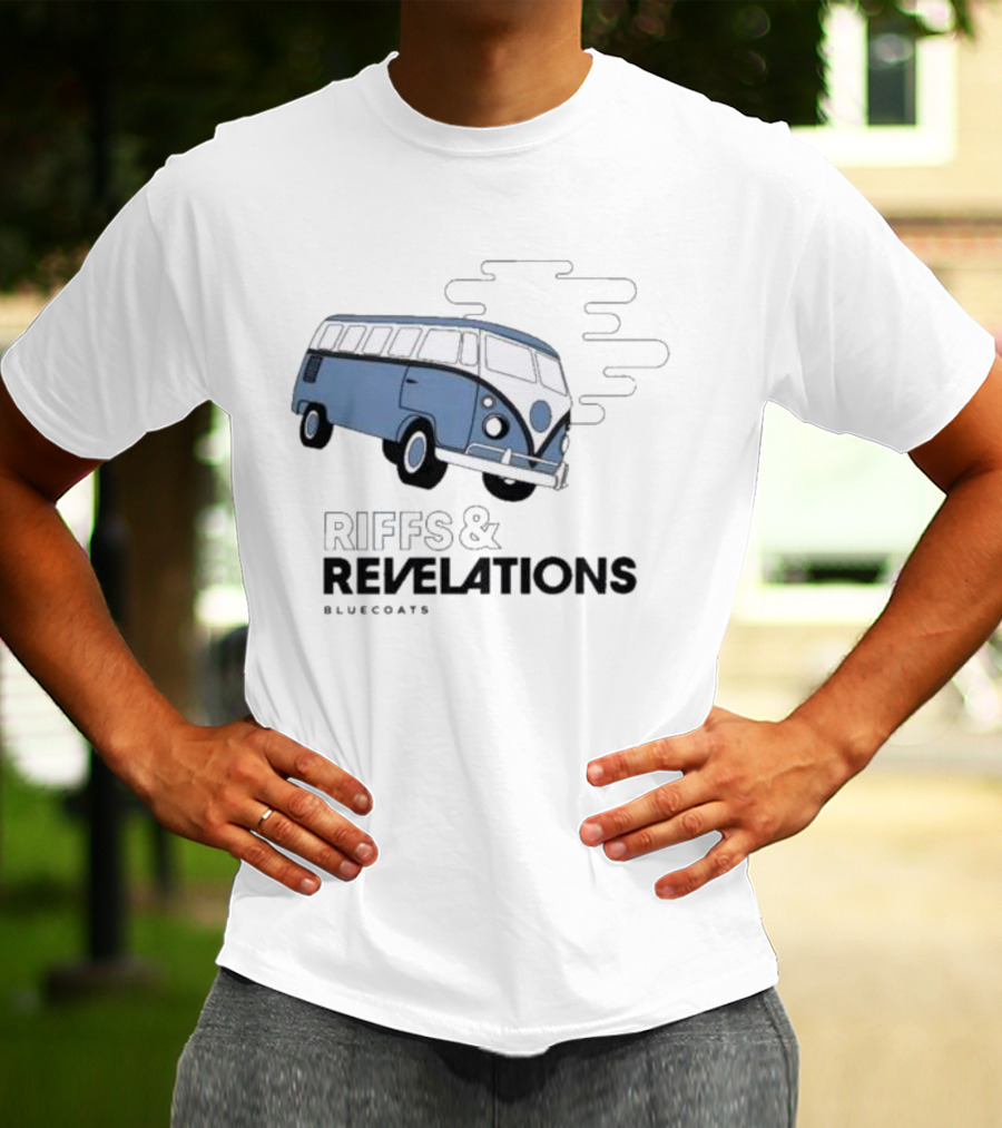 Riffs And Revelations Bluecoats Bus T-Shirt