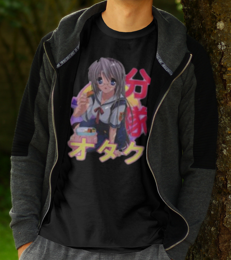 Tomoyo Sakagami Clannad Kuranado Sunset Anime Otaku T-Shirt