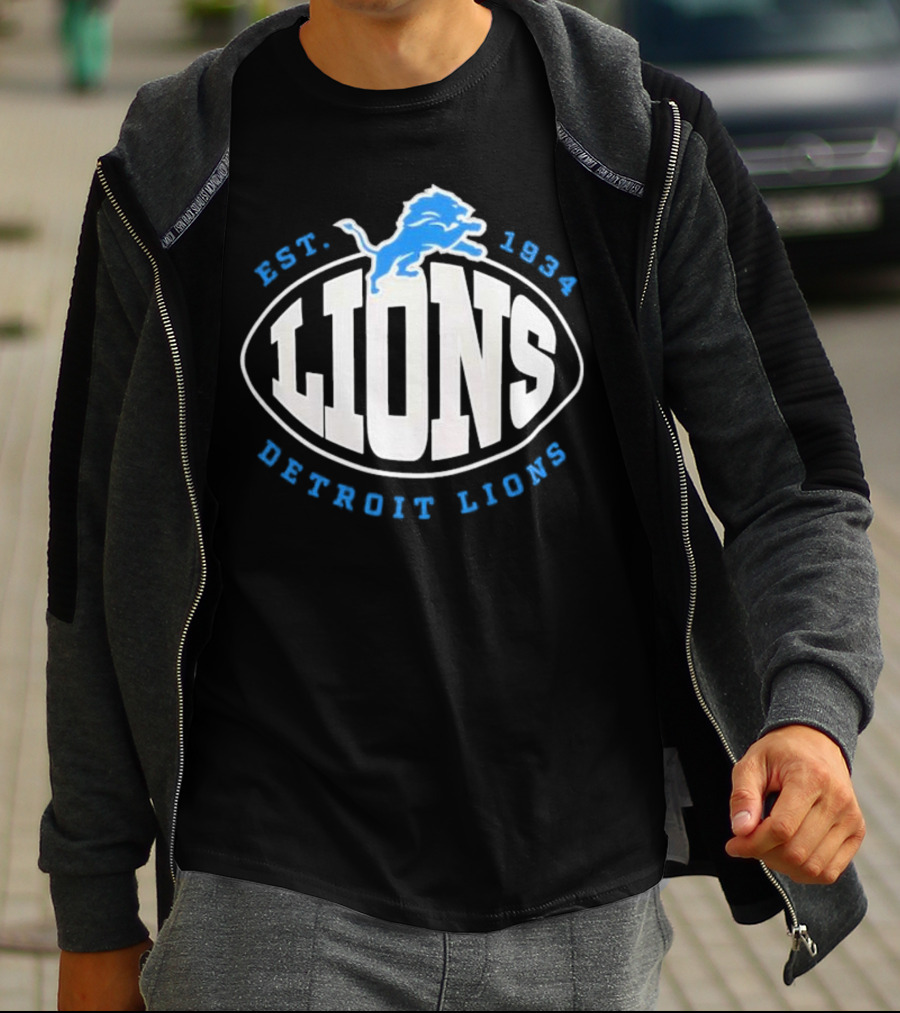 Detroit Lions Est. 1934 Boss X NFL Tra T-Shirt