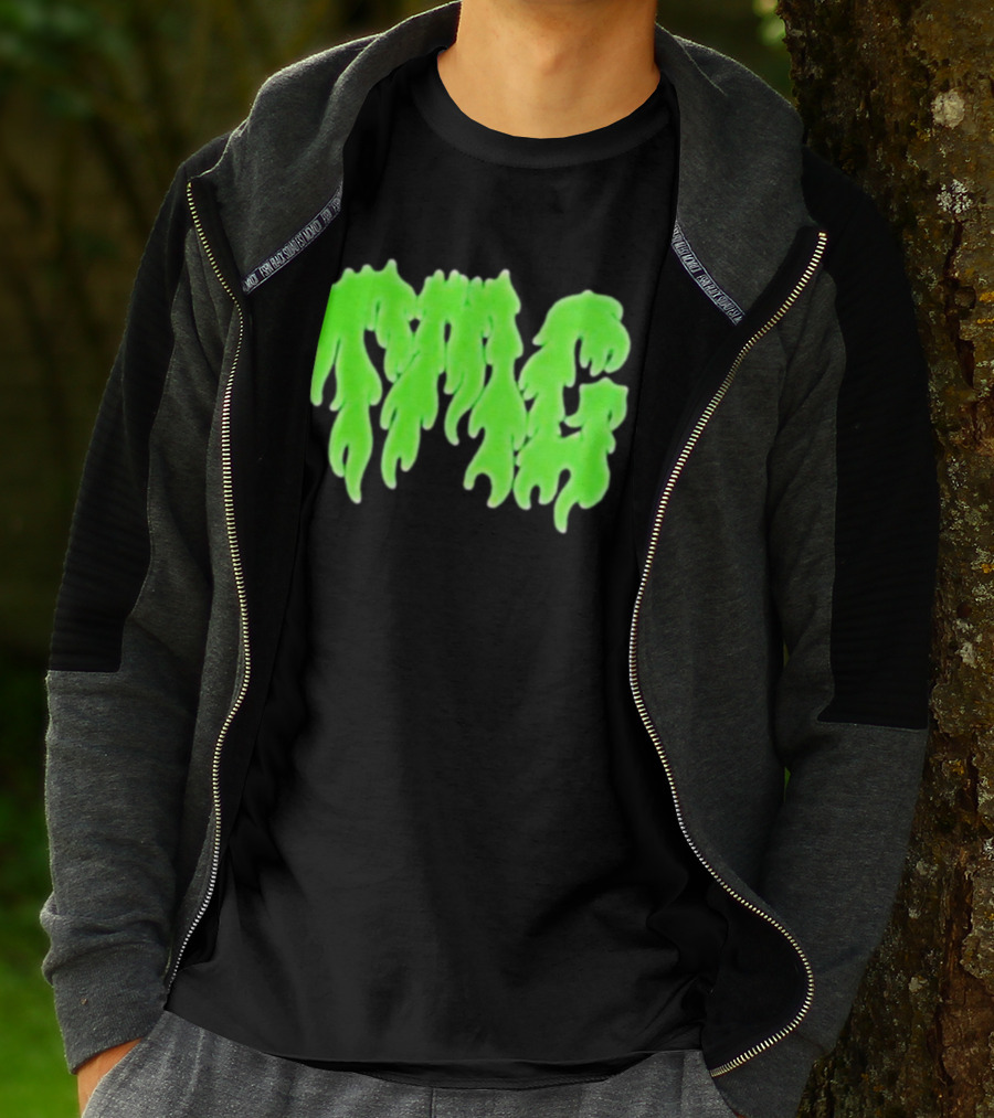 TMG Merch Slime Green Drip TMG T-Shirt