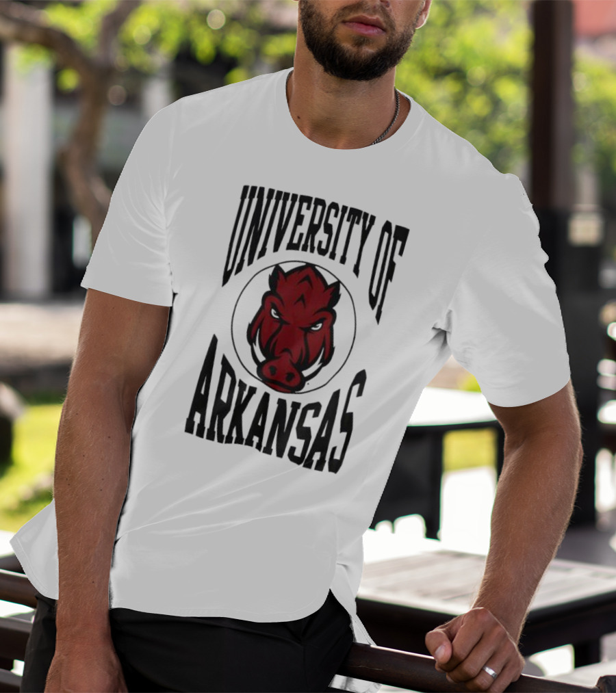 University Of Arkansas Razorbacks Lightweight Crew 3.0 T-Shirt