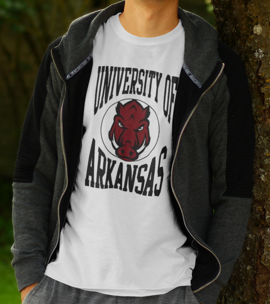 University Of Arkansas Razorbacks Lightweight Crew 3.0 T-Shirt