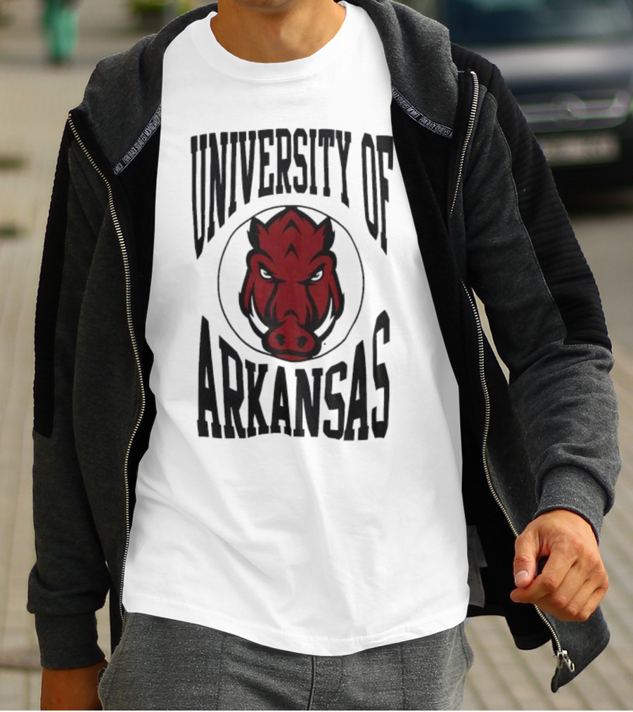 University Of Arkansas Razorbacks Lightweight Crew 3.0 T-Shirt
