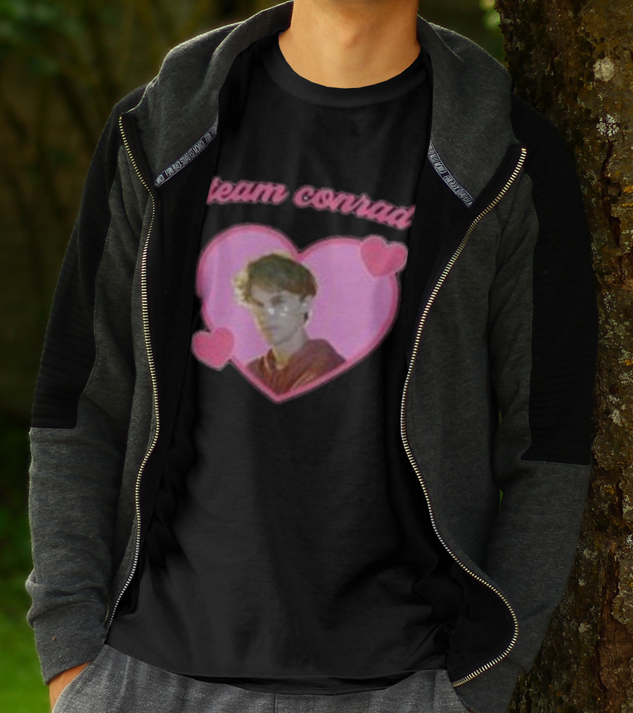 Team Conrad Heart Design Lembrar T-Shirt
