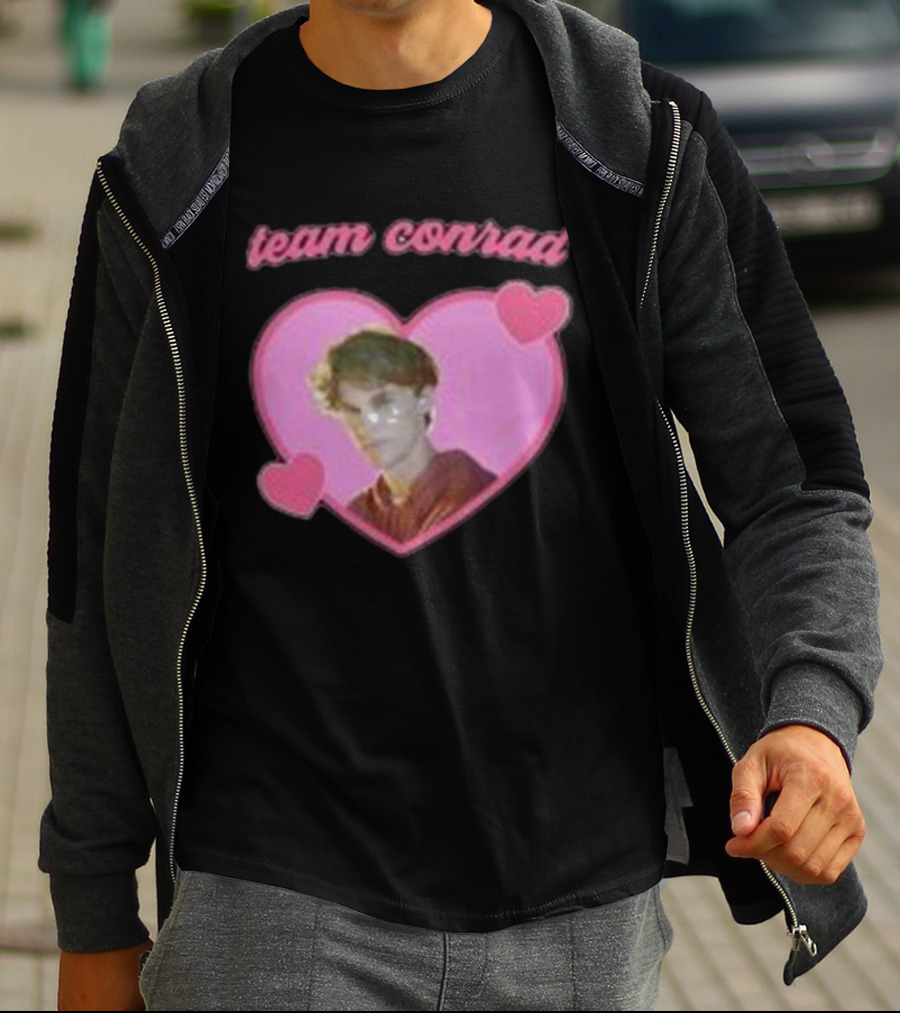 Team Conrad Heart Design Lembrar T-Shirt