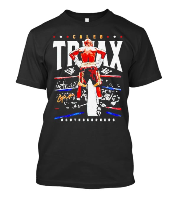 Caleb Truax Boxing Back Silhouette Cutnocorners T-Shirt
