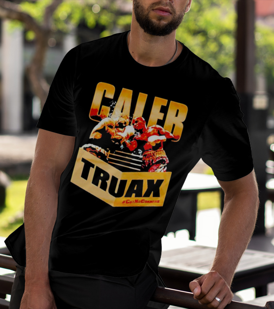 Caleb Truax Boxing Knockout #CutNoCorners T-Shirt