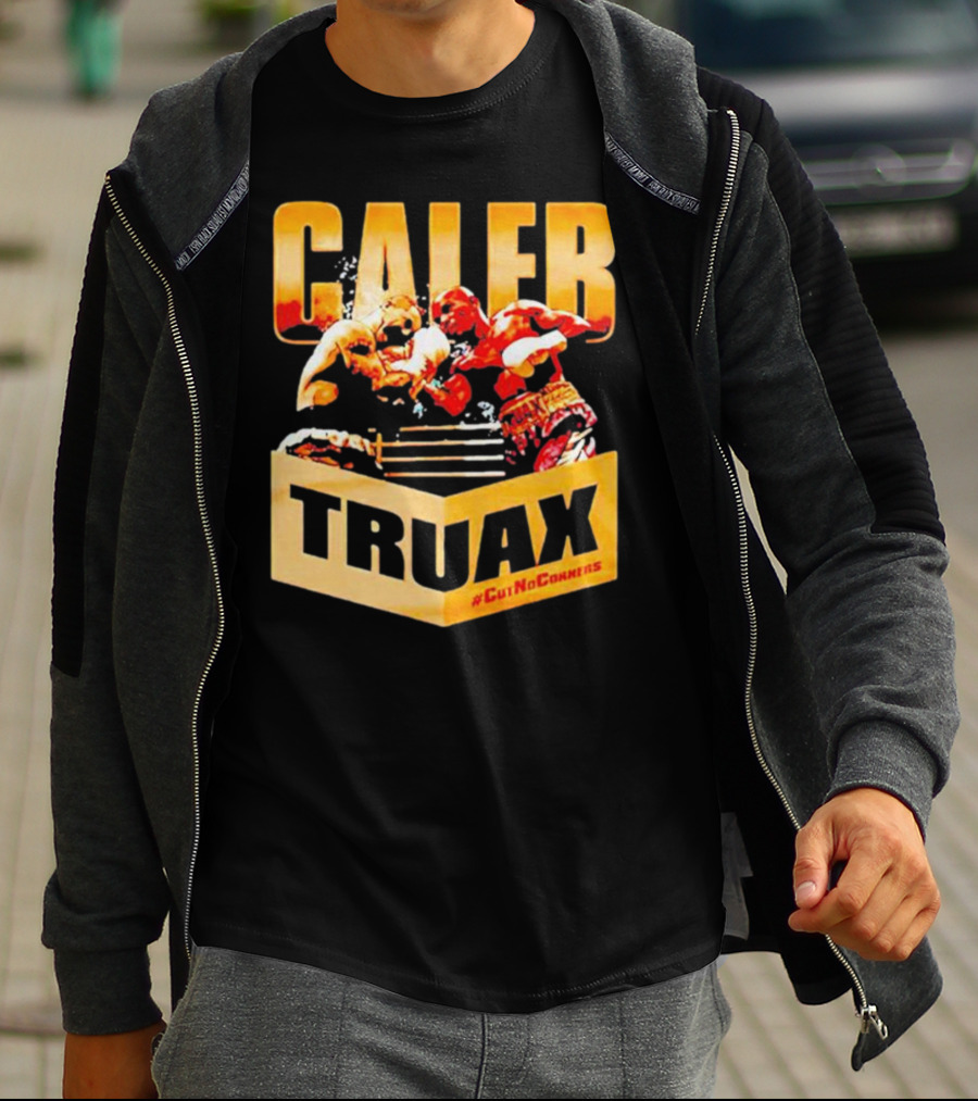 Caleb Truax Boxing Knockout #CutNoCorners T-Shirt