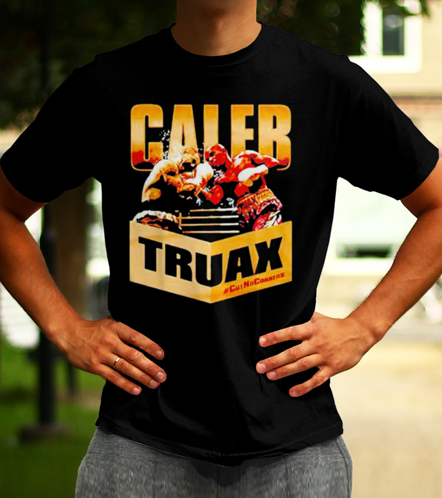 Caleb Truax Boxing Knockout #CutNoCorners T-Shirt