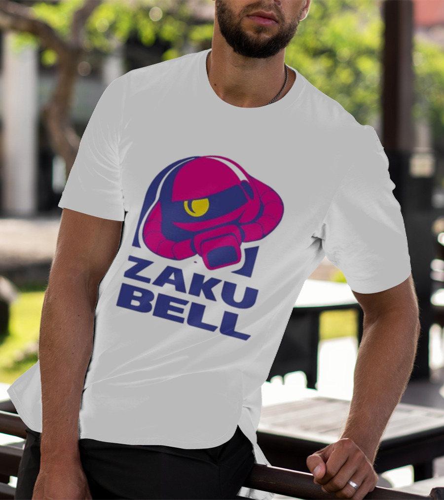 Dead Set Media Zaku Bell Mecha Fast Food Mashup T-Shirt